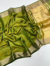 Load image into Gallery viewer, Luxurious Festive Wear Shine Space Silk Zari Border N Rich Pallu Fancy Desginer Saree With Elegant Blouse Piece
