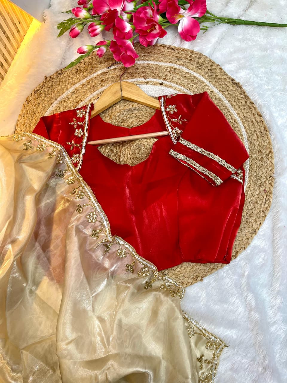 Luxurious Festive Wear Soft Handwork Cutdana n Heavy Border With Arco Work Fancy Designer Saree