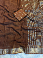 Load image into Gallery viewer, Graceful Function Wear Pure Viscose Jacquard Weaving Work Checks Design Rich Pallu Fancy Designer Saree
