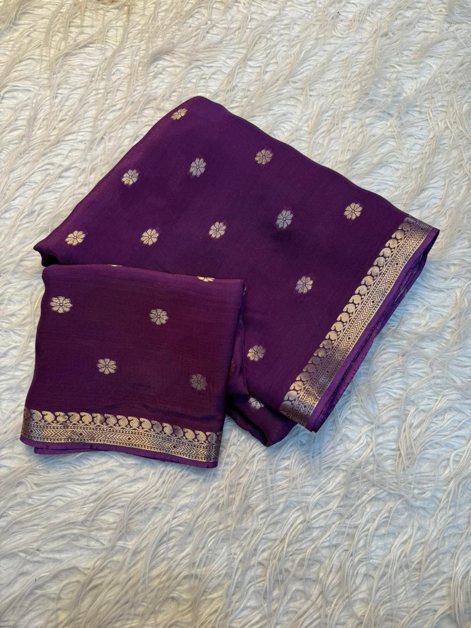 Attractive Wedding Wear Pure Viscose Silk Jacquard Weaving Work Rich Pallu Fancy Designer Saree With Blouse Piece
