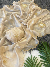 Load image into Gallery viewer, Groovy Party Wear Soft Silk Handwork Fancy Designer Saree With Blissful Blouse Piece
