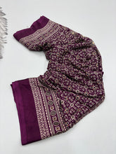 Load image into Gallery viewer, Redolent Function Wear Pure Soft Crape Silk Ajrak Printed Rich Pallu Fancy Designer Saree For Women

