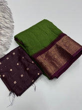 Load image into Gallery viewer, Elegant Festive Wear Pure Dola Silk Jacquard Weaving Work Fancy Designer Saree With Blouse Piece
