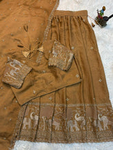 Load image into Gallery viewer, Attractive Festive Wear Crush Silk Embroidery Work Designer Lehenga Choli With Duppta
