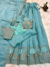 Load image into Gallery viewer, Attractive Festive Wear Crush Silk Embroidery Work Designer Lehenga Choli With Duppta
