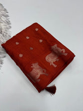 Load image into Gallery viewer, Adorable Festive Wear Pure Soft Dola Silk Jacquard Border Butti Design Fancy Saree For Women
