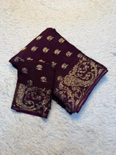 Load image into Gallery viewer, Magnetic Function Wear Pure Viscose Weaving Silk Jacquard Work Rich Pallu Designer Saree With Elegant Blouse Piece
