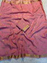 Load image into Gallery viewer, Gratifying Party Wear Viscose Tissue Weaving Silk Zari Work Fancy Designer Saree With Blouse
