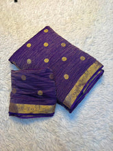 Load image into Gallery viewer, Gratifying Party Wear Viscose Tissue Weaving Silk Zari Work Fancy Designer Saree With Blouse
