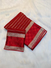 Load image into Gallery viewer, Quintessential Party Wear Pure Viscose Georgette With Satin Border Fancy Designer Saree For Women
