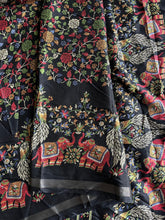 Load image into Gallery viewer, Scrupulous Party Wear Pure Soft Kashmiri Cotton Silk Designer Printed n Rich Pallu Saree With Blouse Piece
