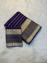 Load image into Gallery viewer, Effervescent Festive Wear Pure Viscose Georgette Linning Weaving Border Fancy Designer Saree
