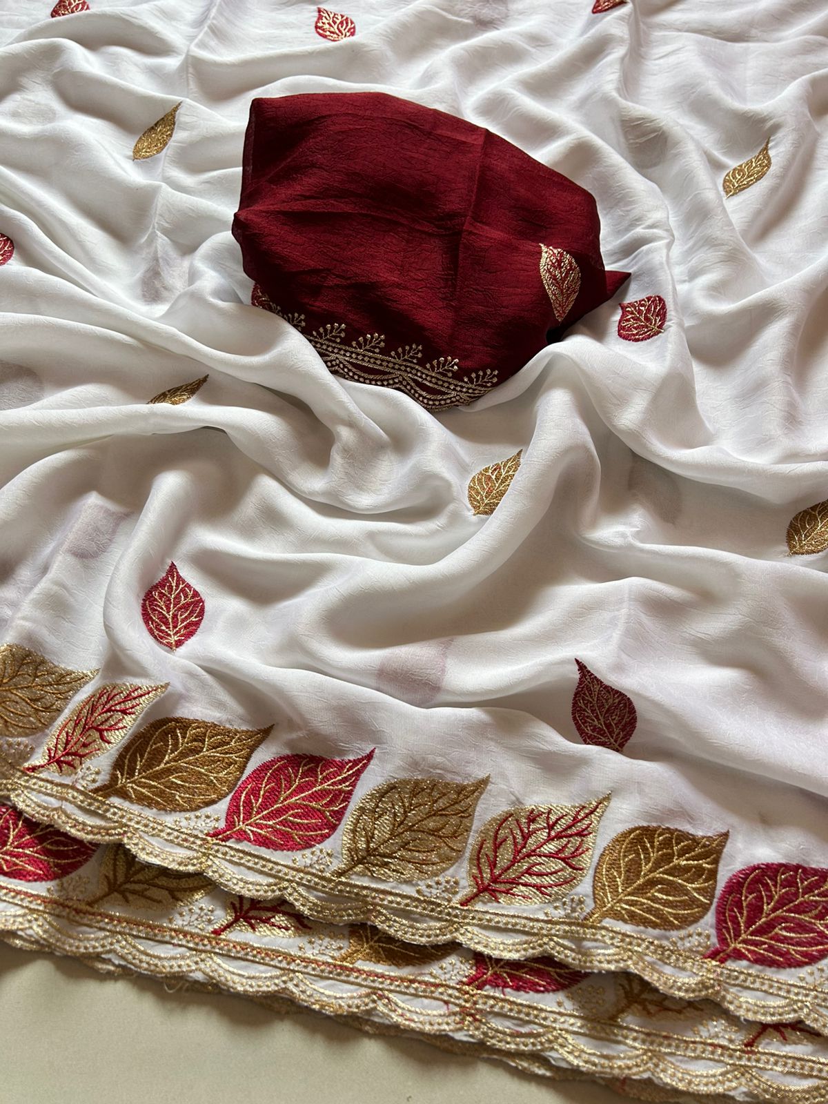 Redolent Festive Wear Rangoli Crush Silk Sequence n Cut Work Border Fancy Saree With Contrast Blouse Piece