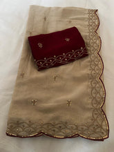 Load image into Gallery viewer, Attractive Festive Wear Rangoli Silk Embroidery Butti Work Fancy Designer Saree For Wedding
