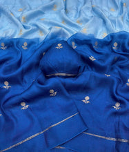 Load image into Gallery viewer, Charming Festive Wear Pure Soft Viscose Silk Jacquard n Satin Border Fancy Designer Saree With Blouse Piece

