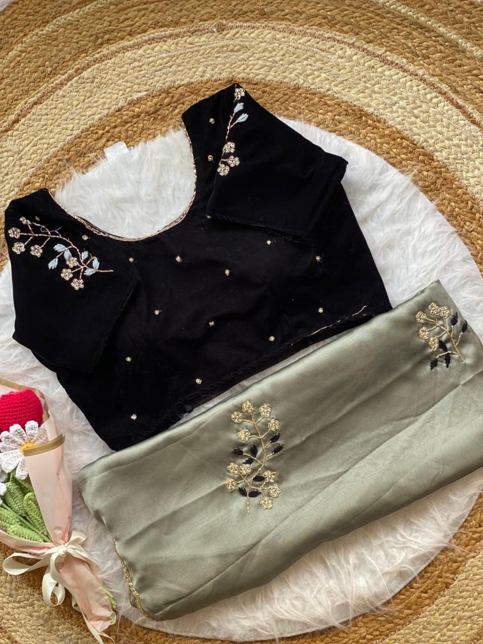 Glamorous Function Wear Rangoli Silk Flower Handwork Butta Thread Design Fancy Designer Saree With Unstitched Blouse Piece