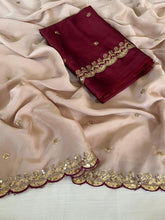 Load image into Gallery viewer, Blissful Function Wear Rangoli Silk Embroidery Butti Work Fancy Designer Saree For Occasion
