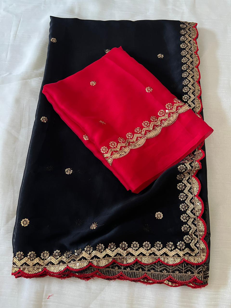 Blissful Function Wear Rangoli Silk Embroidery Butti Work Fancy Designer Saree For Occasion