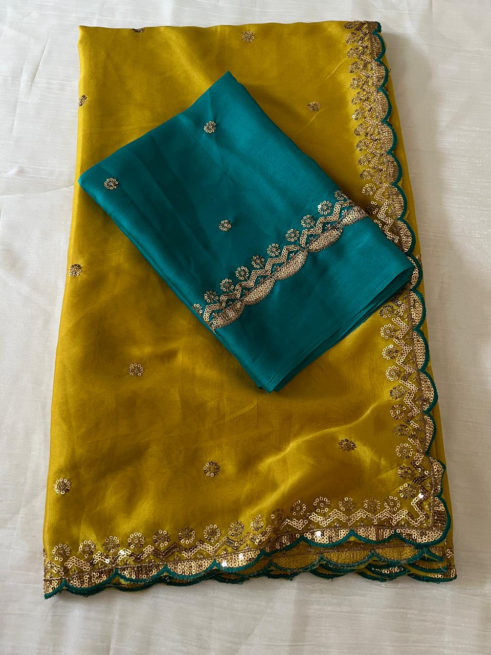 Blissful Function Wear Rangoli Silk Embroidery Butti Work Fancy Designer Saree For Occasion