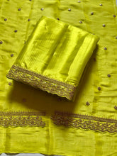 Load image into Gallery viewer, Adorning Function Wear Soft Silk Sequence Embroidery Work Border Fancy Designer Saree
