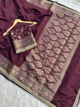 Load image into Gallery viewer, Charismatic Wedding Wear Banarasi Soft Silk Rich Pallu Jacquard Border Designer Saree
