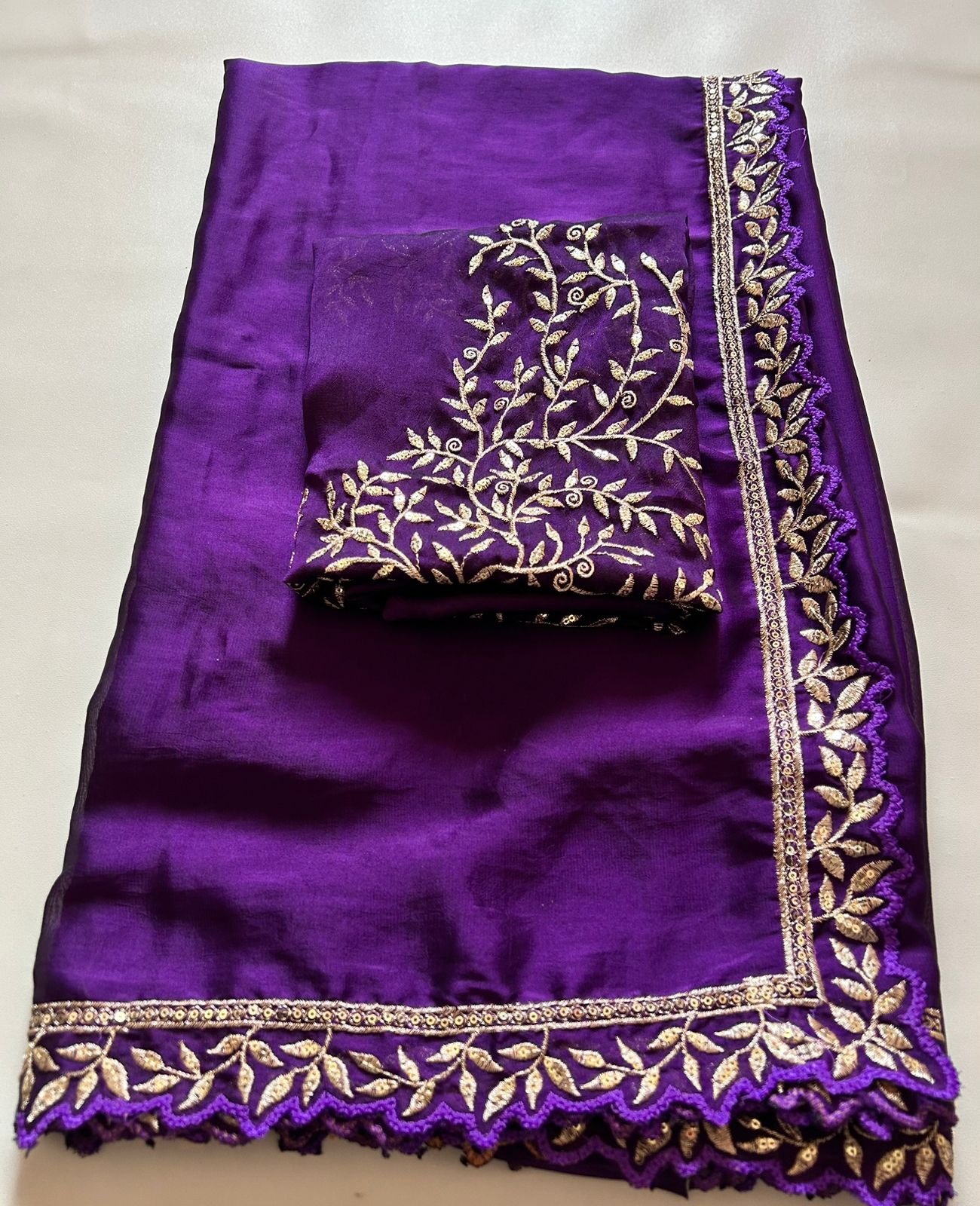 Groovy Function Wear Rangoli Silk Zari Embroidery Sequence Work Designer Saree With Blouse Piece
