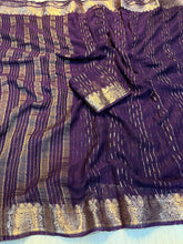 Load image into Gallery viewer, Marvellous Function Wear Pure Viscose Dola Silk Jacquard Zari Border Rich Pallu Designer Saree With Elegant Blouse Piece
