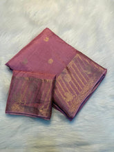 Load image into Gallery viewer, Adorning Festive Wear Pure Viscose Soft Silk Jacquard Work Border Designer Saree With Blouse Piece
