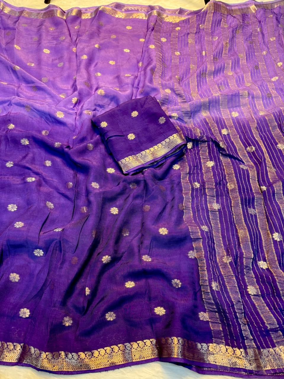 Mellifluous Function Wear Pure Viscose Silk Jacquard Weaving Work Rich Pallu Fancy Designer Saree With Blouse Piece