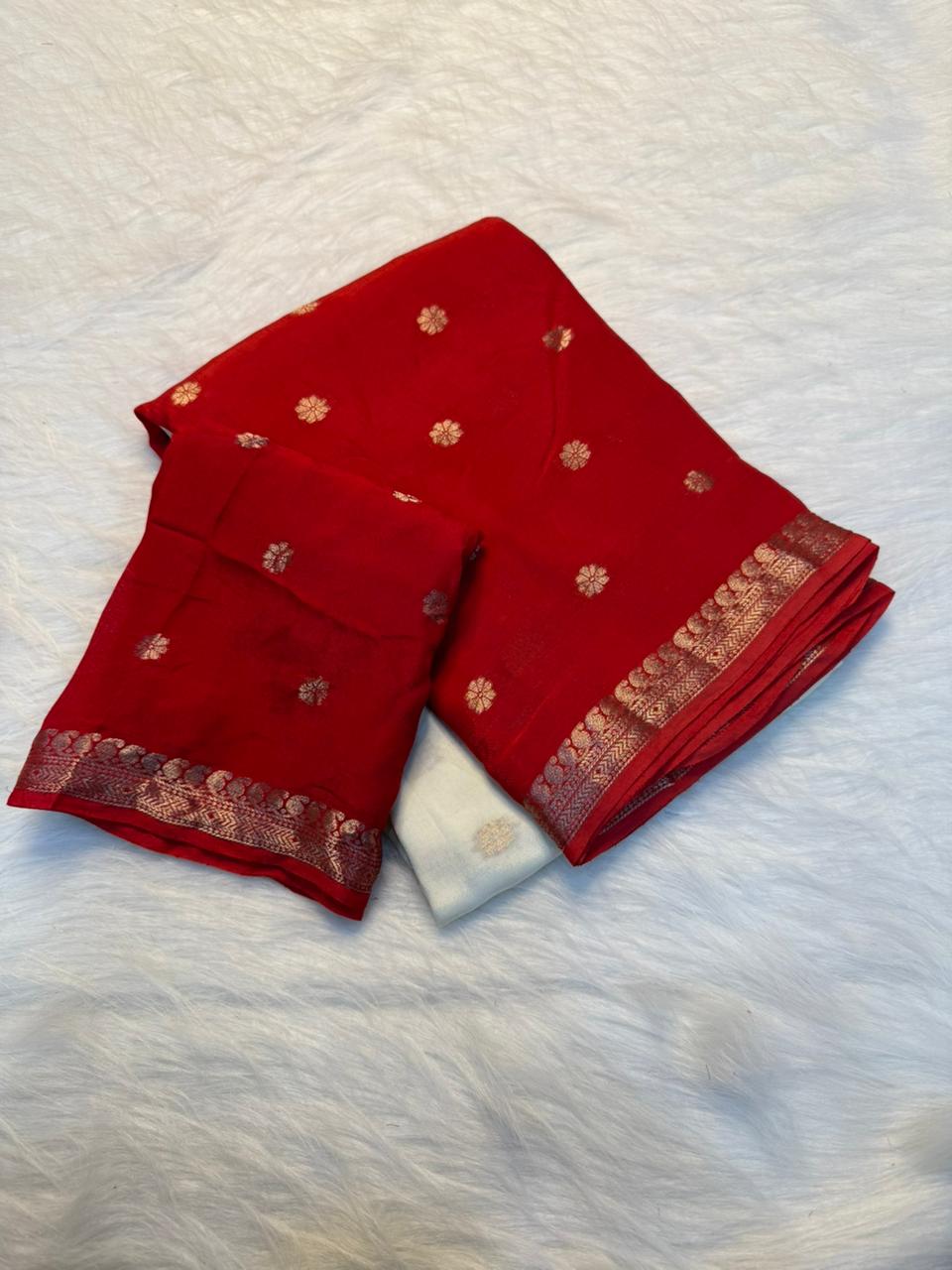 Mellifluous Function Wear Pure Viscose Silk Jacquard Weaving Work Rich Pallu Fancy Designer Saree With Blouse Piece