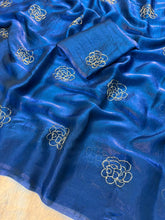 Load image into Gallery viewer, Attractive Party Wear Silk Beads Work Fancy Designer Saree With Blissful Blouse Piece
