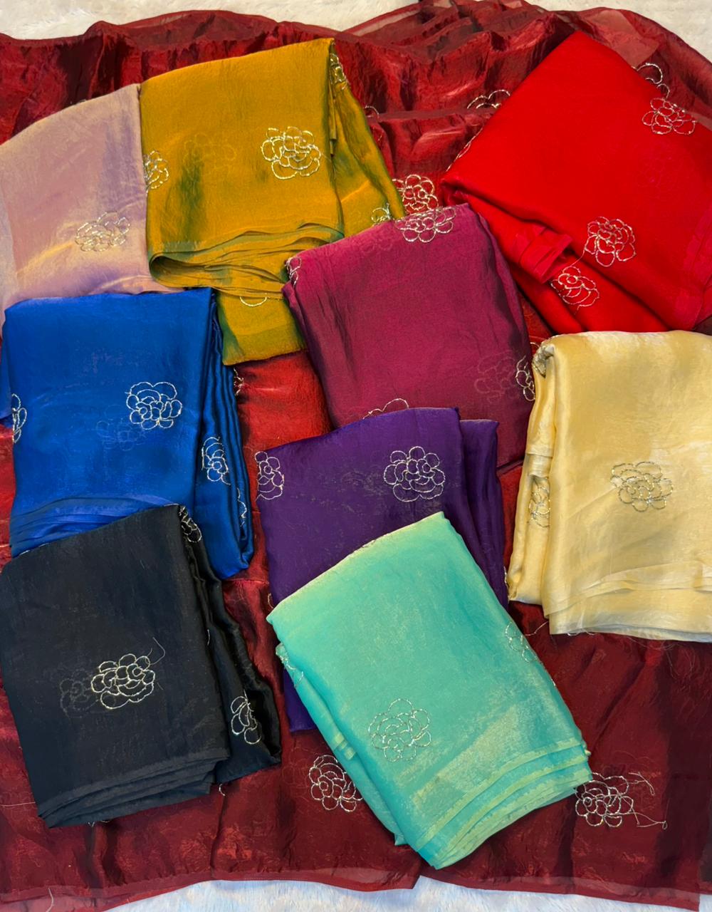 Attractive Party Wear Silk Beads Work Fancy Designer Saree With Blissful Blouse Piece