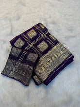 Load image into Gallery viewer, New Partywear Pure Viscose Georgette Jacquard Weaving Work Fancy Designer Saree With Blouse
