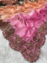 Load image into Gallery viewer, Charismatic Wedding Wear Silk Embroidery n Sequence Work Fancy Saree For Occasion
