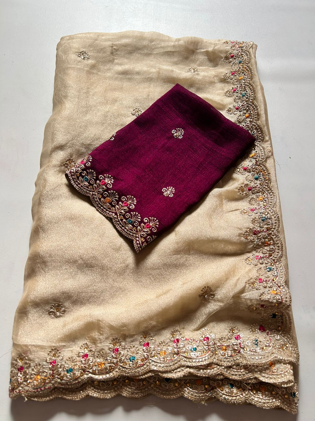 Adorning Function Wear Soft Silk Sequence Embroidery Work Fancy Designer Saree