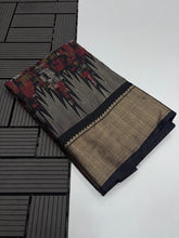 Load image into Gallery viewer, Stylish Festive Wear Pure Soft Dola Silk Print With Jari Border Fancy Designer Saree For Women
