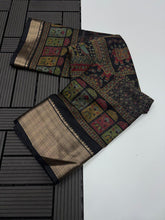 Load image into Gallery viewer, Desirable Festive Wear Pure Soft Silk Printed n Zari Border Fancy Designer Saree
