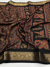 Load image into Gallery viewer, Glamorous Party Wear Pure Soft Silk Jacquard Border Fancy Designer Saree
