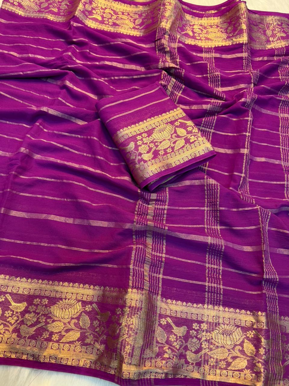 Graceful Function Wear Pure Viscose Jacquard Weaving Work Fancy Designer Saree