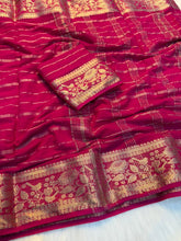 Load image into Gallery viewer, Graceful Function Wear Pure Viscose Jacquard Weaving Work Fancy Designer Saree
