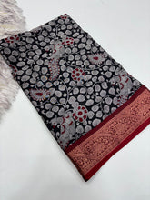 Load image into Gallery viewer, Artistic Party Wear Soft Dola Silk Mangalkari Zari Border Fancy Designer Saree With Blouse Piece
