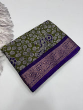 Load image into Gallery viewer, Artistic Party Wear Soft Dola Silk Mangalkari Zari Border Fancy Designer Saree With Blouse Piece
