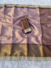 Load image into Gallery viewer, Charismatic Party Wear Banarasi Tissue Silk Jacquard n Mirror lace Work Fancy Designer Saree For Wedding
