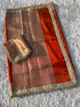 Load image into Gallery viewer, Glamorous Wedding Wear Banarasi Tissue Silk Jacquard n Heavy Lace Work Fancy Designer Saree
