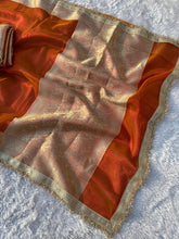 Load image into Gallery viewer, Glamorous Wedding Wear Banarasi Tissue Silk Jacquard n Heavy Lace Work Fancy Designer Saree
