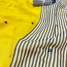 Load image into Gallery viewer, Stunning Festive Wear Soft Chanderi Cotton With Embroidery n Foil Mirror Work Fancy Designer Saree With Blouse Piece
