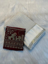 Load image into Gallery viewer, Charming Festive Wear Pure Viscose Georgette Handwork Fancy Designer Saree With Elegant Blouse Piece
