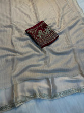 Load image into Gallery viewer, Charming Festive Wear Pure Viscose Georgette Handwork Fancy Designer Saree With Elegant Blouse Piece
