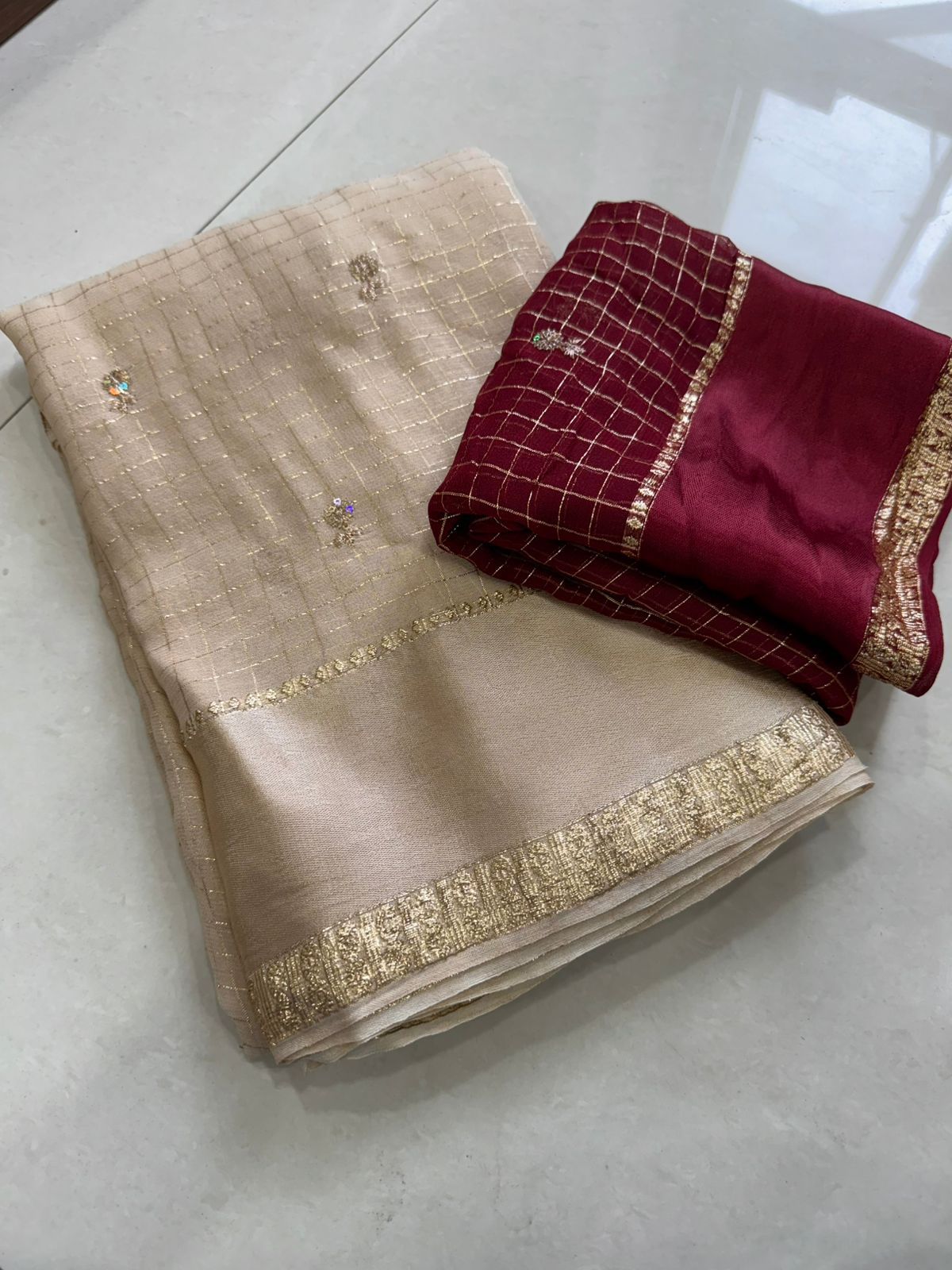 Regal Wedding Wear Viscose Georgette Sequence Work Fancy Designer Saree With Blissful Blouse Piece