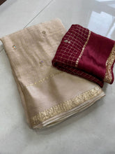 Load image into Gallery viewer, Regal Wedding Wear Viscose Georgette Sequence Work Fancy Designer Saree With Blissful Blouse Piece
